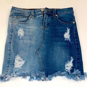 Girls Jean Skirt